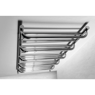 MANISA otopné těleso 600x1328 mm, s pěti madly pro ručník, chrom IZ111