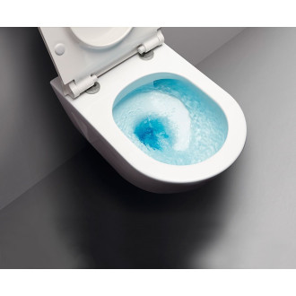 NORM závěsná WC mísa, Swirlflush, 36x50cm, bílá ExtraGlaze 861611