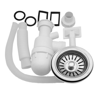 Sifon pro dřezy AQ6642B / 7848B / 5848B / 6550B /  4848B/ 5848B včetně pilety