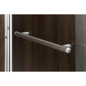 RIONI vanová zástěna s pneumatickým zdvihem, š. 710mm, stříbrná, čiré sklo 72915