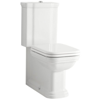 WALDORF WC kombi, spodní/zadní odpad, bílá-chrom WCSET04-WALDORF