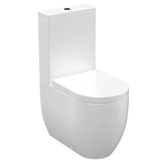 FLO WC kombi, spodní/zadní odpad, bílá WCSET11-FLO