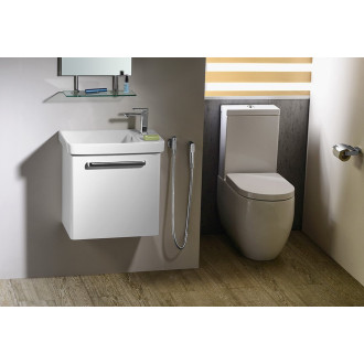 FLO WC kombi, spodní/zadní odpad, bílá WCSET11-FLO