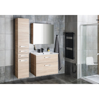 VEGA skříňka vysoká 35x184x31cm, dub platin VG985