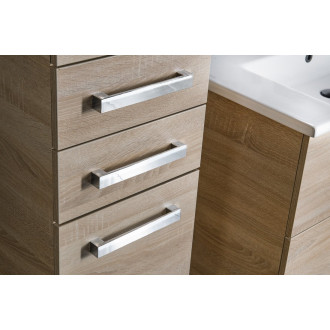 VEGA skříňka vysoká 35x184x31cm, dub platin VG985