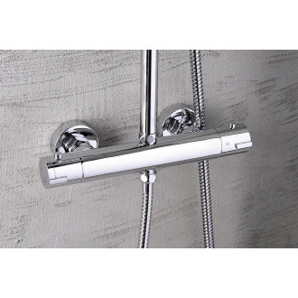 LIGA sprchový sloup s termostatickou baterií, chrom SL533