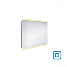 Nimco Série 12000 ZP 12019V LED zrcadlo 900x700 s dotykovým senzorem rám hliníkový
