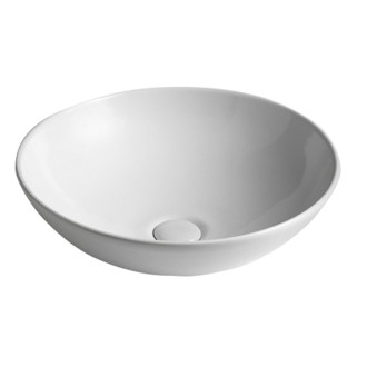 DIMP keramické umyvadlo na desku, ? 46cm, bílá WH060