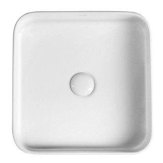 Umyvadlová výpust 5/4“, click-clack, keramická zátka, 5-63mm, bílá WEH060