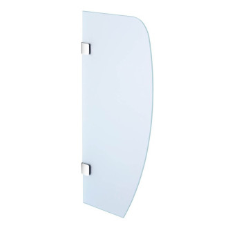 Dělící stěna mezi urinály 40x80 cm, mléčné sklo 2502-05
