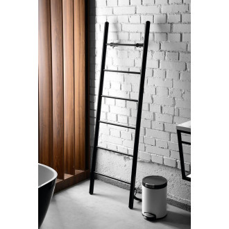 KARBO elektrický sušák ručníků, kulatý, 500x1600mm, 120 W, černá mat KB905