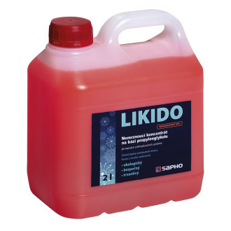 LIKIDO nemrznoucí teplonosná směs do otopných těles, 2 l LIKIDO