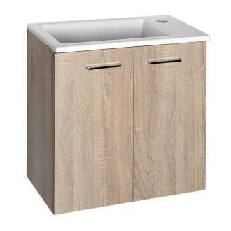 ZOJA/KERAMIA FRESH umyvadlová skříňka 49x50x24,5cm, dub platin 51047DP