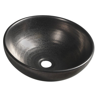 ATTILA keramické umyvadlo, průměr 43cm, metalická měď DK010