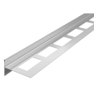 Spádová lišta, levá, výška 10mm, délka 1200mm, nerez mat SPD1210-L