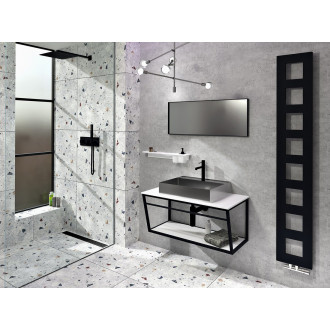 SKA konzole s policí 900x400x460mm, černá mat SKA103