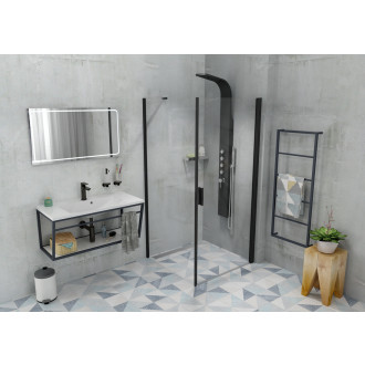 SKA konzole s policí 900x400x460mm, černá mat SKA103