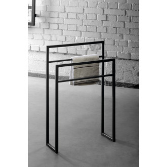 SKA stojan na ručníky 550x790x200mm, černá mat SKA301