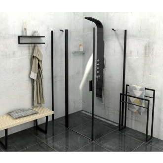 SKA stojan na ručníky 550x790x200mm, černá mat SKA301