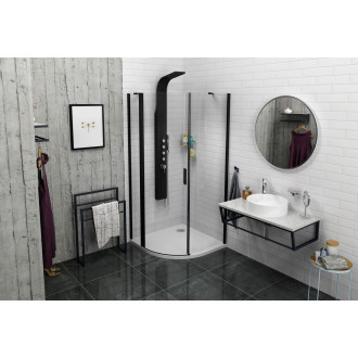 SKA stojan na ručníky 550x790x200mm, černá mat SKA301