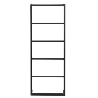 SKA nástěnný sušák ručníků 450x1150x100mm, černá mat SKA501