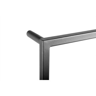 SKA nástěnný sušák ručníků 450x1150x100mm, černá mat SKA501