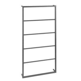 SKA nástěnný sušák ručníků 600x1150x100mm, černá mat SKA502