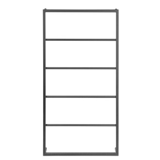 SKA nástěnný sušák ručníků 600x1150x100mm, černá mat SKA502
