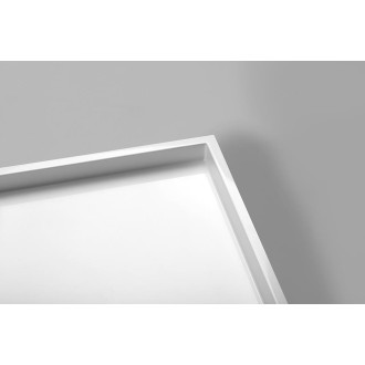 MIRAI sprchová vanička z litého mramoru, obdélník 90x80x1,8cm, levá, bílá 73167