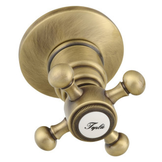ANTEA podomítková sprchová baterie, 2 výstupy, bronz SET305-106