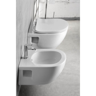BRILLA bidet závěsný, 35,5x53 cm, bílá 100624