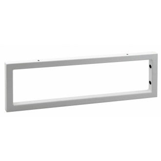 Podpěrná konzole 490x150x20mm, lakovaná ocel, bílá mat, 1 ks 30361