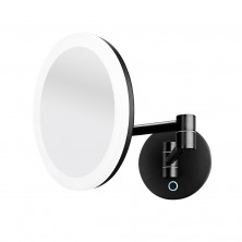 Nimco Série 20200 ZK 20265-90 Kosmetické podsvícené LED zrcátko Černý mat