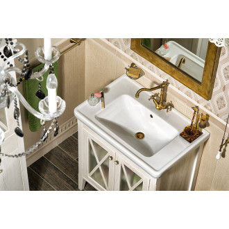 CROSS umyvadlová skříňka 70x81x47cm, starobílá CR275