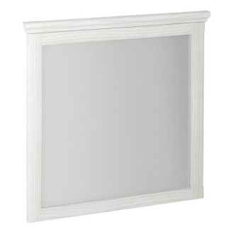 CROSS zrcadlo v dřevěném rámu 700x800mm, starobílá CR212