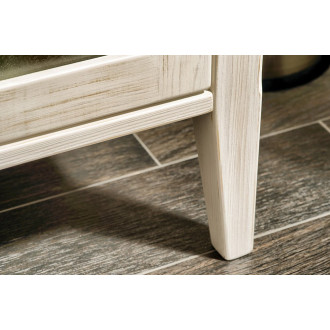 CROSS skříňka vysoká 49x170x39cm, levá, starobílá CR214