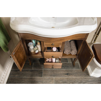 RETRO umyvadlová skříňka 89x80x48cm, buk 1620