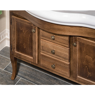 RETRO umyvadlová skříňka 89x80x48cm, buk 1620