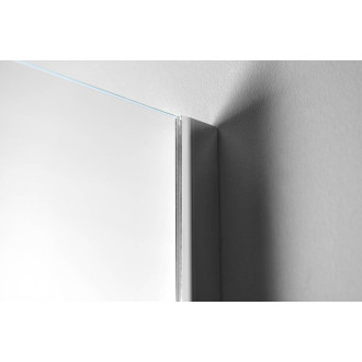 WALK-IN zástěna jednodílná k instalaci na zeď, 1000x1900 mm, sklo Brick WI100