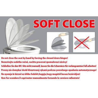 PURA/KUBE X WC sedátko, SLIM, Soft Close, duroplast, bílá MS76SN11