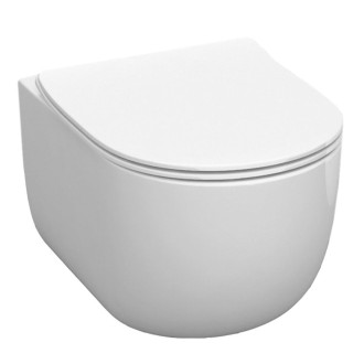 FLO závěsná WC mísa, Rimless, 37x54cm, bílá 311101