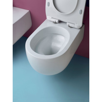 FLO závěsná WC mísa, Rimless, 37x54cm, bílá 311101