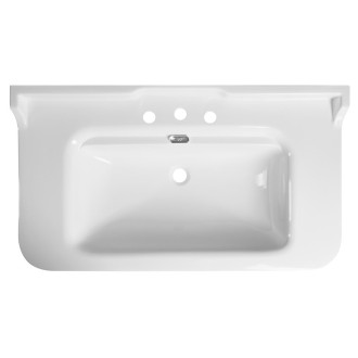 WALDORF keramické umyvadlo 100x55cm, 3 otvory, bílá 4142K1-3