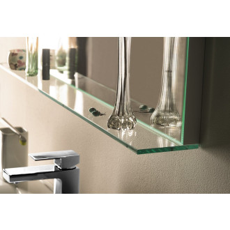 BRETO zrcadlo s LED osvětlením a policí 800x608mm BT080