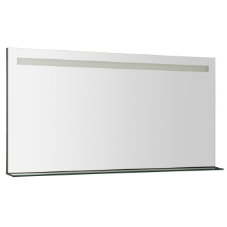 BRETO zrcadlo s LED osvětlením a policí 1200x608mm BT120