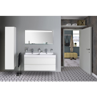 BRETO zrcadlo s LED osvětlením a policí 1200x608mm BT120