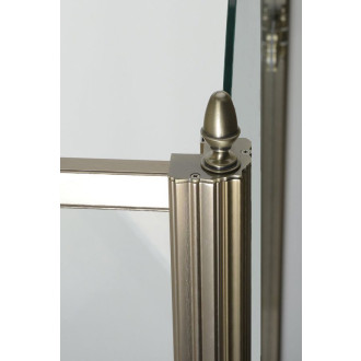 ANTIQUE sprchové dveře otočné, 800mm, pravé, ČIRÉ sklo, bronz GQ1380RC