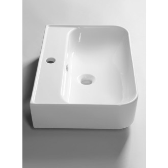 SISTEMA U keramické umyvadlo 55x38cm, bílá 10PL53055