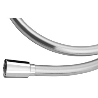 SOFTFLEX plastová sprchová hadice, 120cm, metalická stříbrná/chrom 1208-10