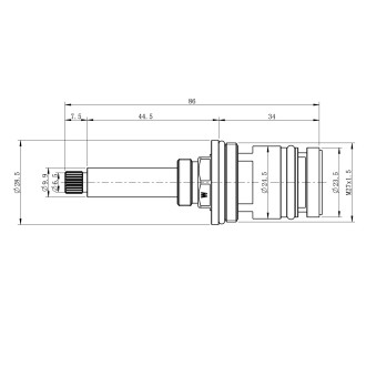 Přepínač kartuše s rukojetí ND230-01